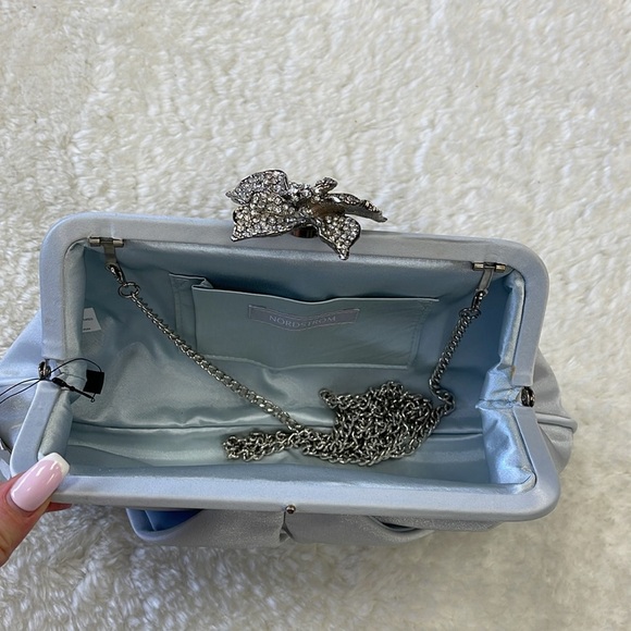 Nordstrom Floral Crystal Embellished Minaudiere - Picture 8 of 17